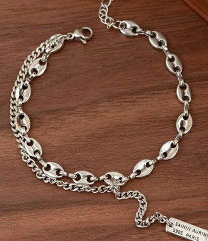 Minimalist Heart Shape Copper Plating Bracelets