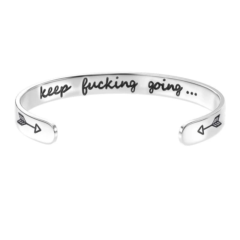 Classic Style Solid Color Titanium Steel Polishing Plating Bangle