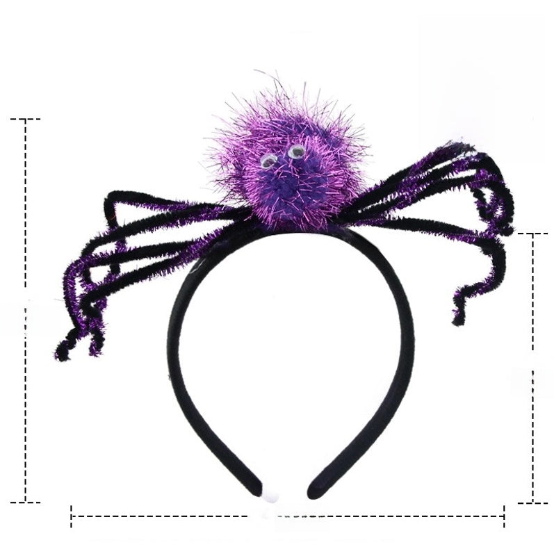 Halloween Funny Spider Plastic Party Festival Headband Party Accessories Party Supplies