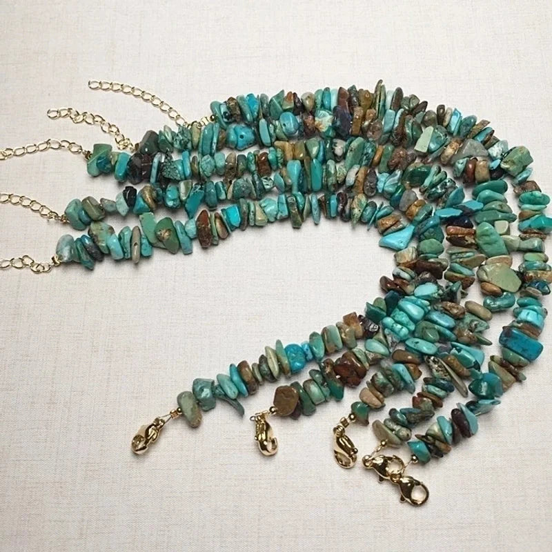 2 Pieces Ethnic Style Irregular Geometric Crystal Bracelets