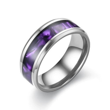 Fashion New Colorful Stainless Steel Ring