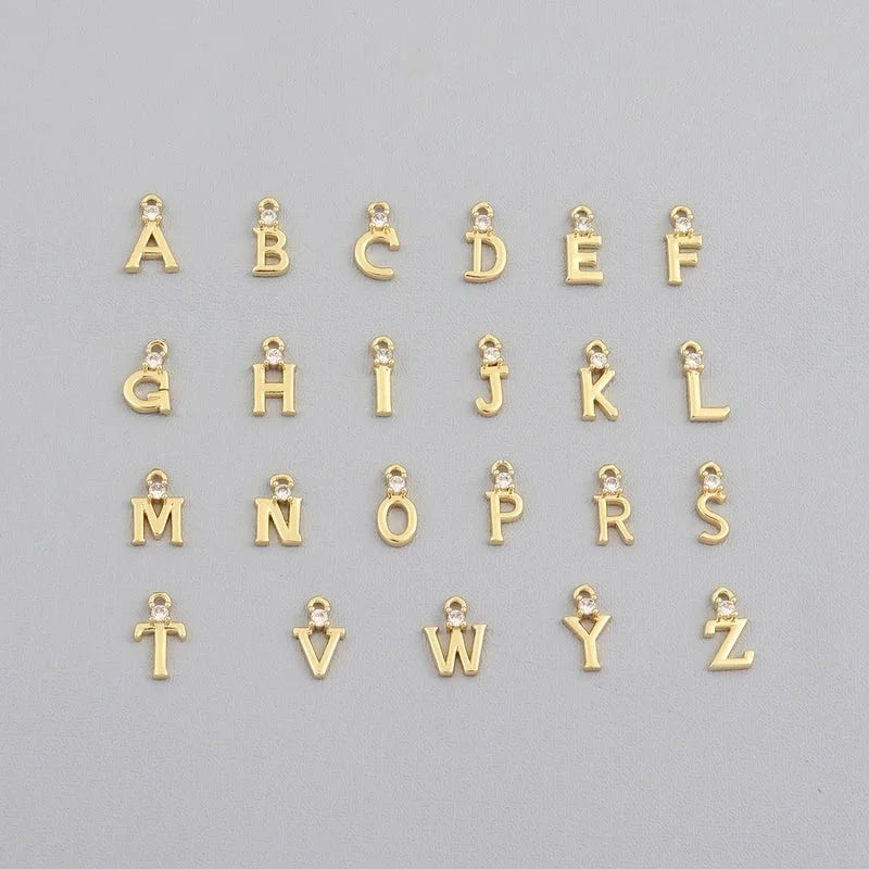 Elegant Minimalist Classic Style Letter 201 Stainless Steel 304 Stainless Steel Artificial Crystal Stainless Steel Necklaces