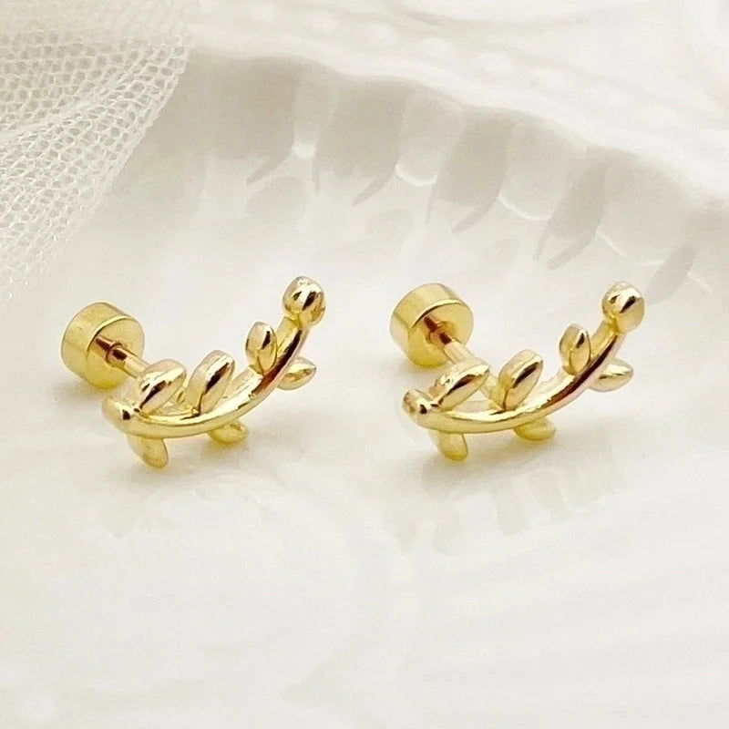 1 Pair Basic Minimalist Star Moon Heart Shape Plating 304 Stainless Steel 14K Gold Plated Ear Studs