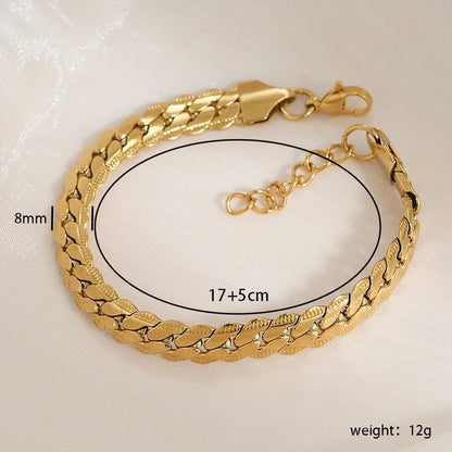 Hip-Hop Punk Minimalist Geometric 304 Stainless Steel Stainless Steel Bracelets In Bulk