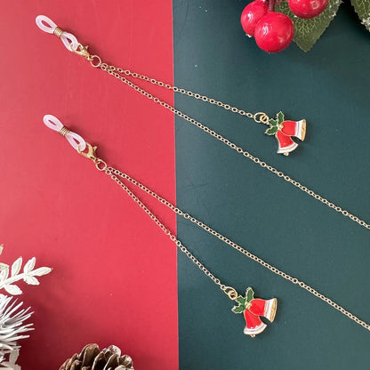 Vacation Christmas Tree Alloy Christmas Women's Glasses Chain