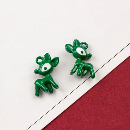 10 PCS/Package Alloy Bow Knot Bell Snowflake Pendant Jewelry Accessories