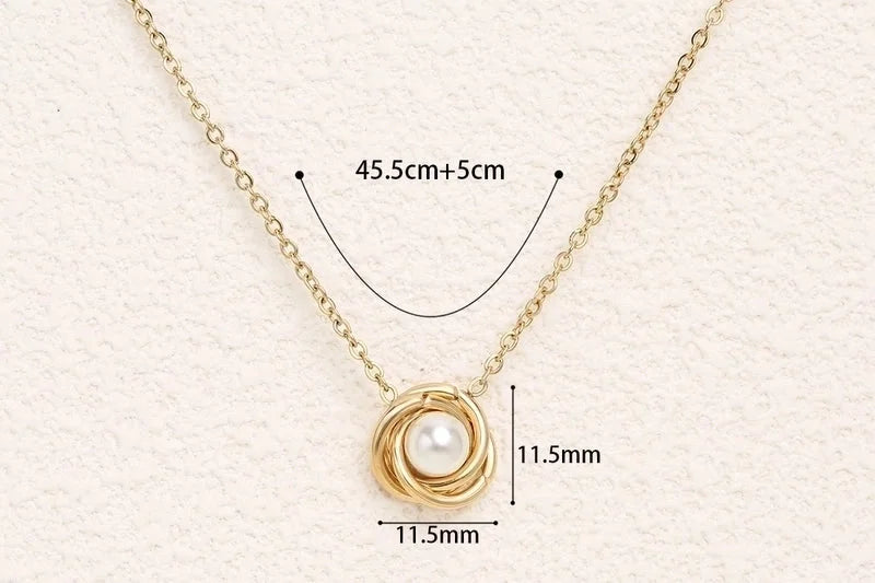 3 Pieces Elegant French Style Classic Style Geometric 304 Stainless Steel 18K Gold Plated Plating Jewelry Set