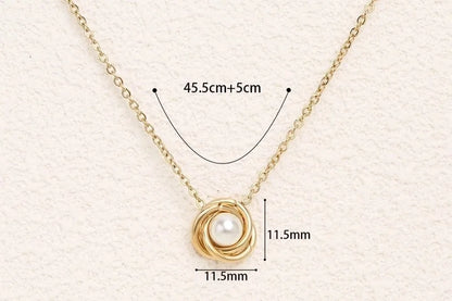 3 Pieces Elegant French Style Classic Style Geometric 304 Stainless Steel 18K Gold Plated Plating Jewelry Set