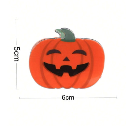 Halloween Punk Women's Pumpkin Plastic Hair Claws