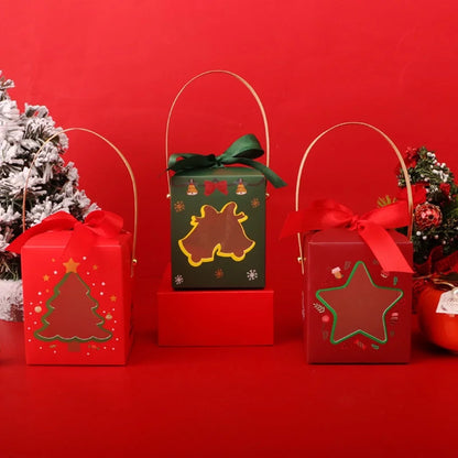 New Year Christmas Eve Apple Large Packaging Box Gift Box Packaging Box Portable Candy Gift Box Gift Box