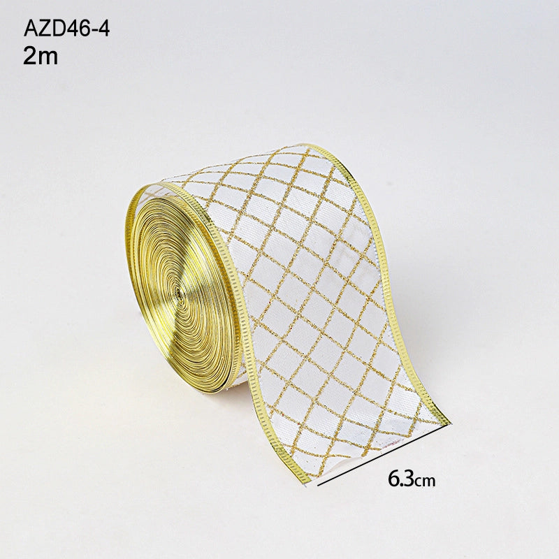 Christmas Casual Minimalist Geometric Polyester Holiday Party Colored Ribbons Party Accessories