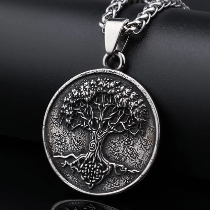 Retro Punk Tree 304 Stainless Steel Men'S