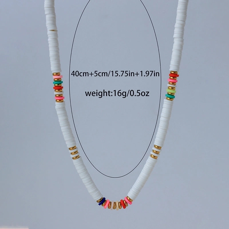 Elegant Cute Sweet Geometric Heart Shape Flower 304 Stainless Steel 14K Gold Plated Beaded Plating Necklace