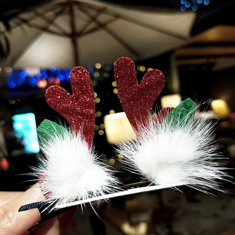 Christmas Fashion Antlers Plush Festival