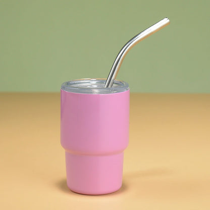 3oz Mini 304 Cold Change Small Wine Glass Single Double-layer Suction Tube Cup Sublimation Stainless Steel Cup A Generation Of Hair