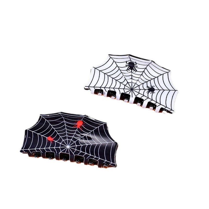 Halloween Casual Minimalist Women's Spider Spider Web Arylic Hair Claws