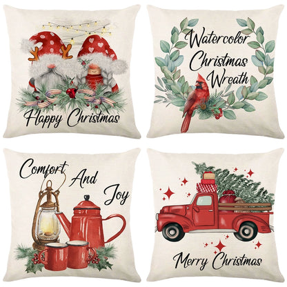 Christmas Combination Pillow Case New Home Sofa Decoration Cushion Pillow Case Manufacturers