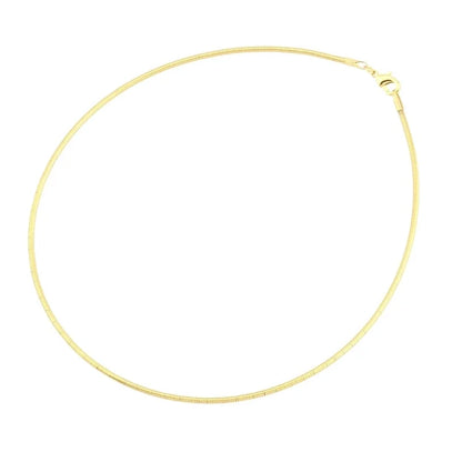 Minimalist Solid Color Copper Plating 18k Gold Plated Choker
