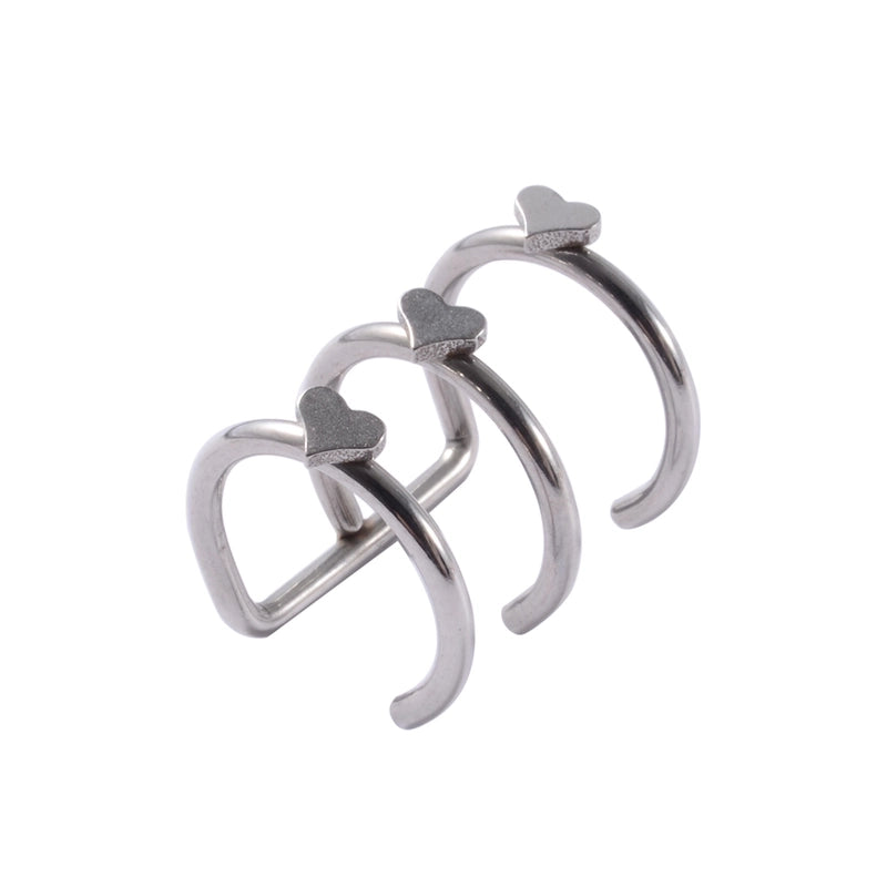 10 Pieces Casual Vacation Tropical Solid Color Polishing 304 Stainless Steel 18K Gold Plated Ear Cuffs