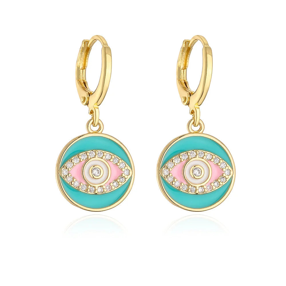 Women Geometric Copper Electroplating Earrings