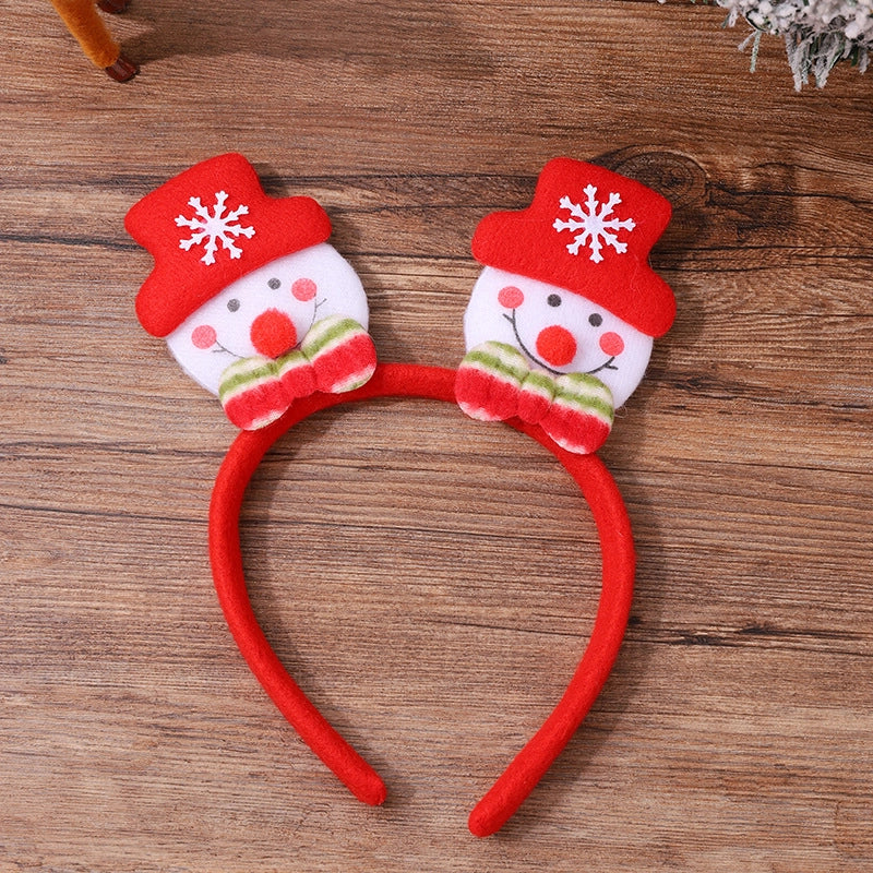 Christmas Cartoon Style Cute Snowman Elk Party Festival Headband