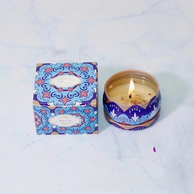 Christmas Fashion Santa Claus Contrasting Colors Flower Wax Metal