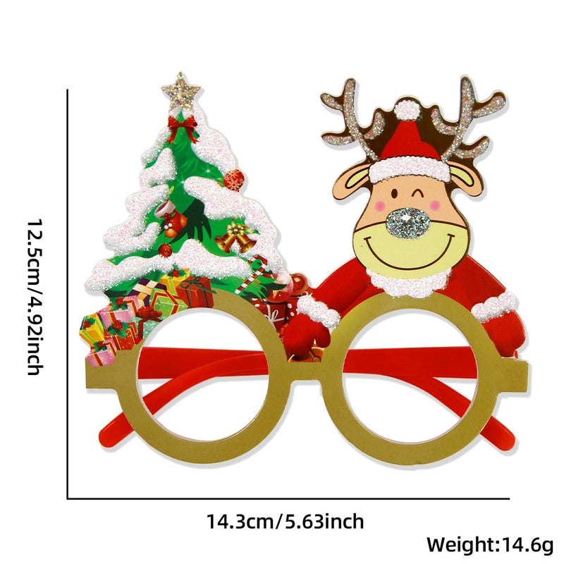 Christmas Nordic Style Modern Style Santa Claus Snowman Plastic Party Festival Glasses