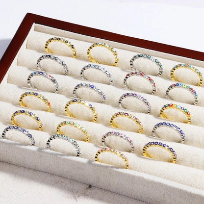 Copper Devil's Eye Rings