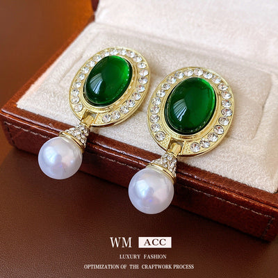 2 Pieces Mid-century Modern Round Geometric Copper Electroplating Earrings