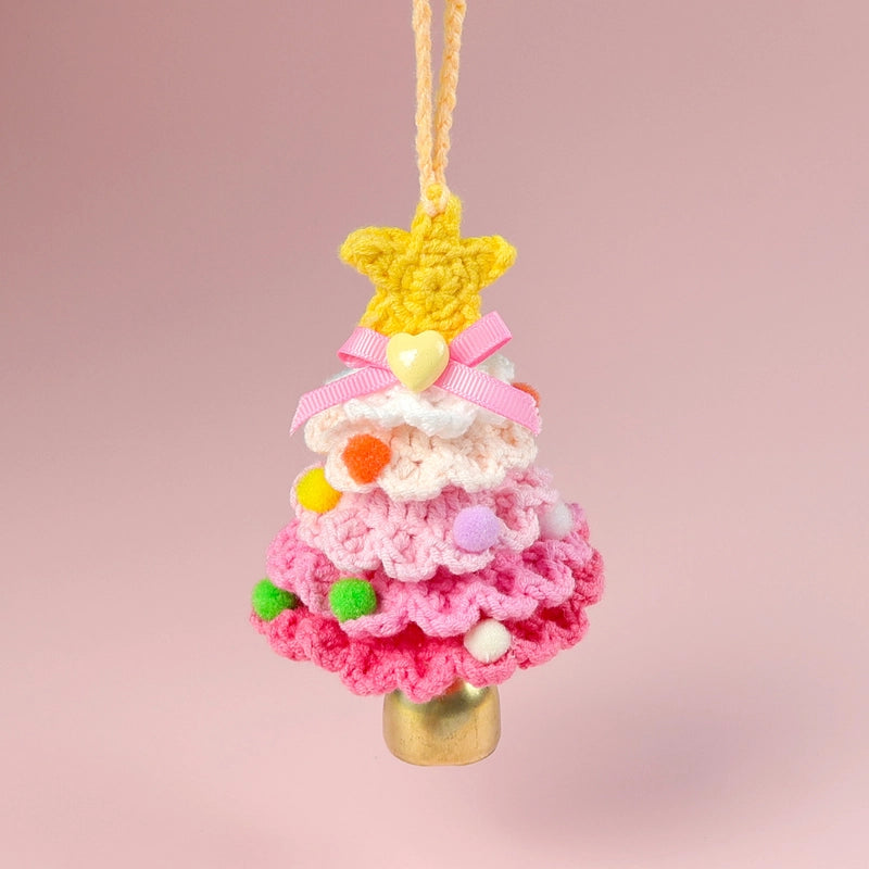 Christmas Pastoral Christmas Tree Plastic Yarn Party Ornaments