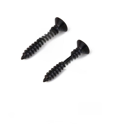 Fashion Punk Style Titanium Steel Screw Stud Earrings