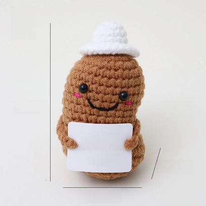 Cute Fruit Heart Shape Flower Yarn Daily Decorations Table Decoration