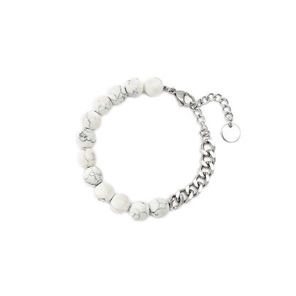 Minimalist Geometric Titanium Steel No Inlaid Stainless Steel Bracelets In Bulk