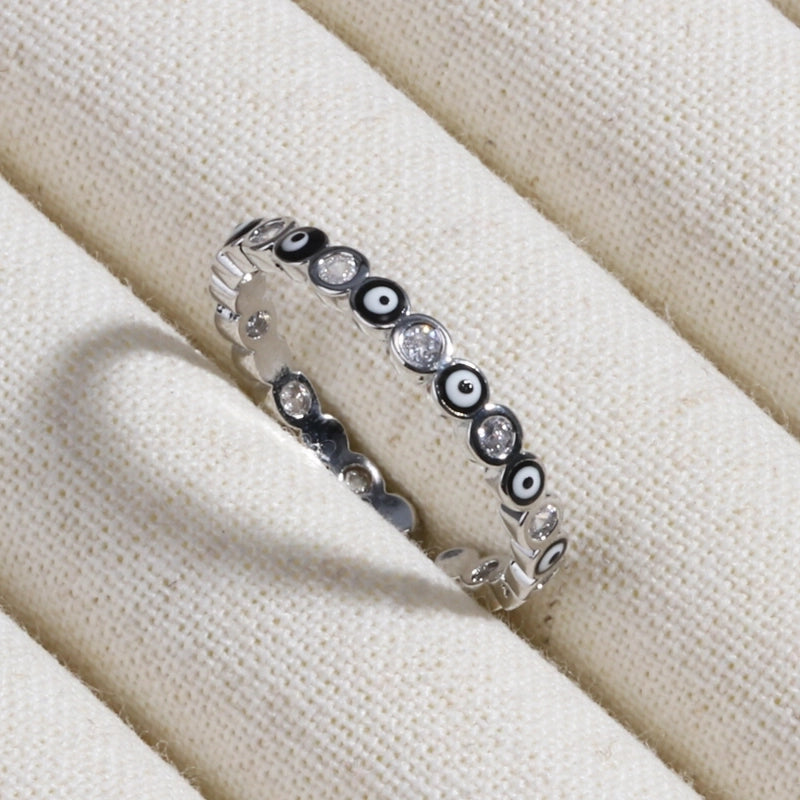 Copper Devil's Eye Rings