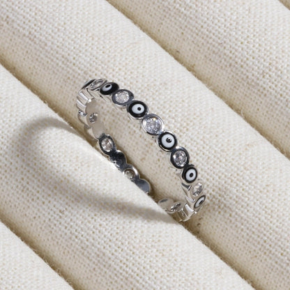 Copper Devil's Eye Rings