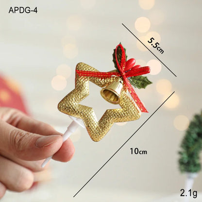 Christmas Casual Cute Minimalist Christmas Tree Santa Claus Snowman Plastic Indoor Banquet Party Cake Decorating Supplies Cake Decorating Supplies