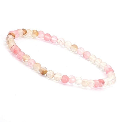 1 Piece Minimalist Round Natural Stone Beaded Bracelets