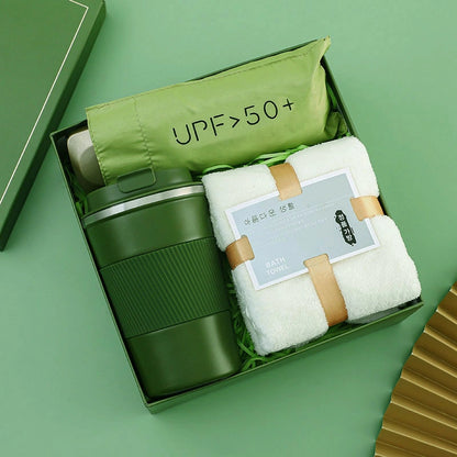 Business Gift Set Women's Day Gift Employee Activity Insulated Cup Umbrella Suitable For Clients
