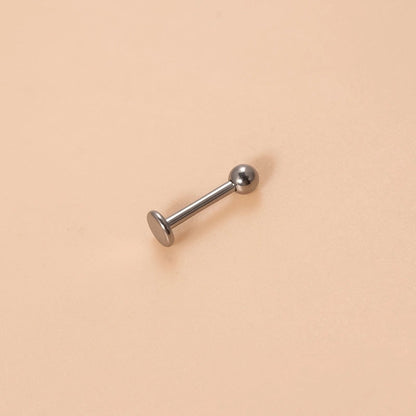 Classic Style Ball Pure Titanium Plating 18k Gold Plated Lip Stud Eyebrow Nails Ear Studs