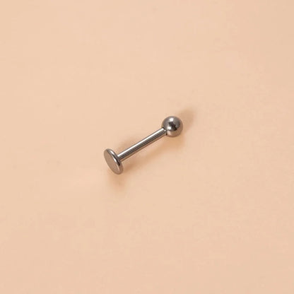 Classic Style Ball Pure Titanium Plating 18k Gold Plated Lip Stud Eyebrow Nails Ear Studs