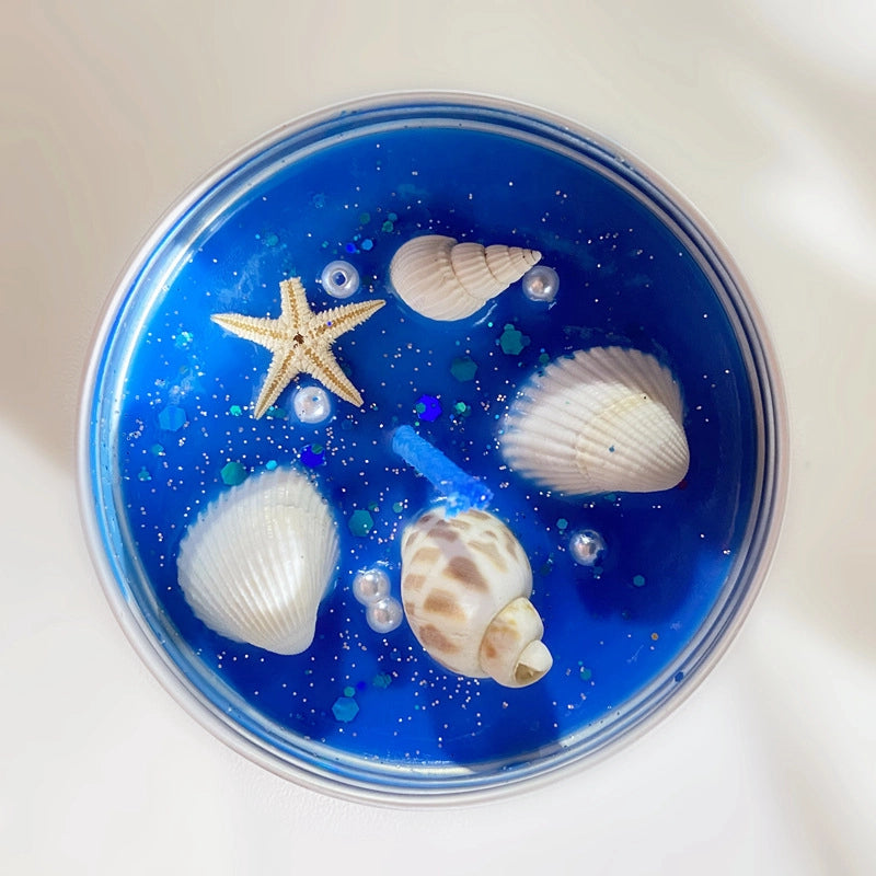 Beach Starfish Shell Soy Wax Candle