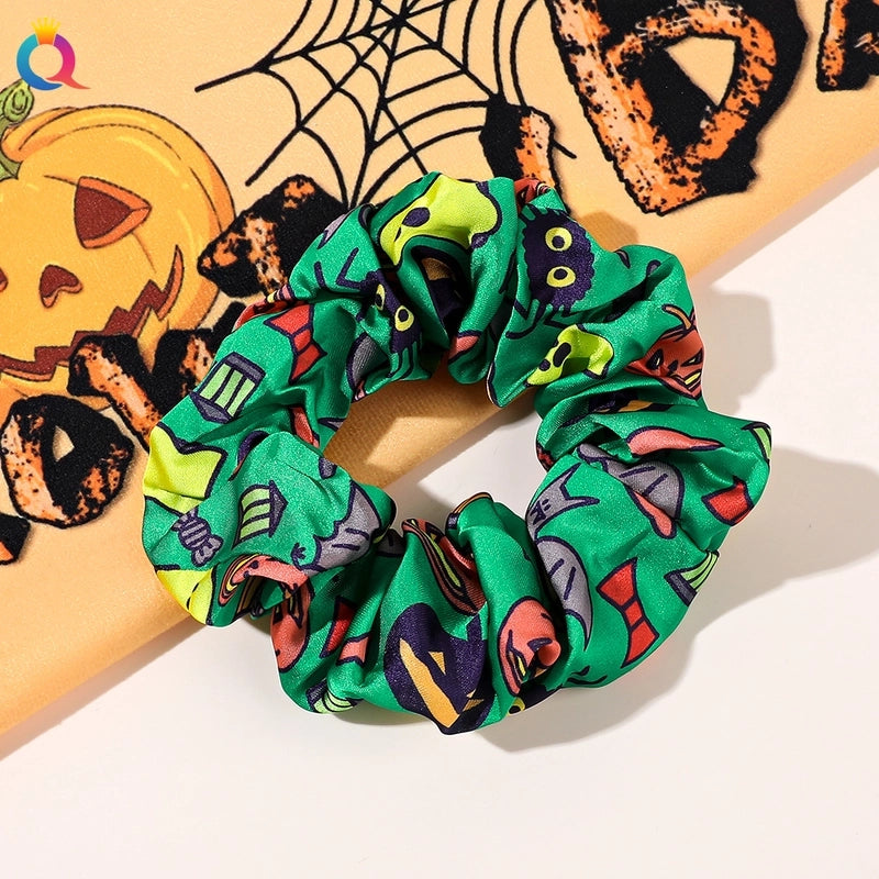 Halloween Funny Pumpkin Hair Tie