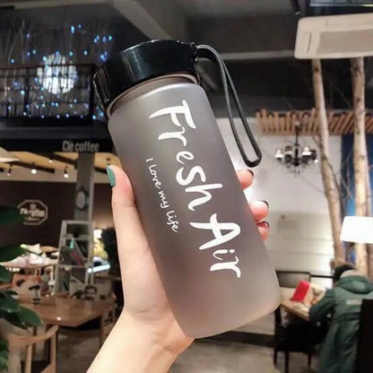 Water Cup Plastic Sports Bounce Water Cup High Color Value Large Capacity Men's And Women's Net Red Water Cup Student Accompanying Cup