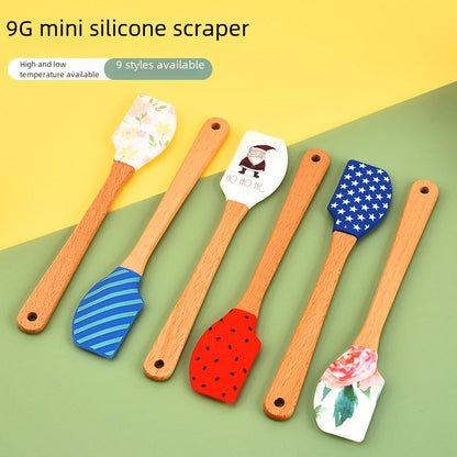 Spot Small Silicone Spatula Christmas Spatula Cream Spatula Split Butter Spatula Baking Tools