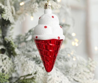 Christmas Fashion Santa Claus Plastic Party Hanging Ornaments