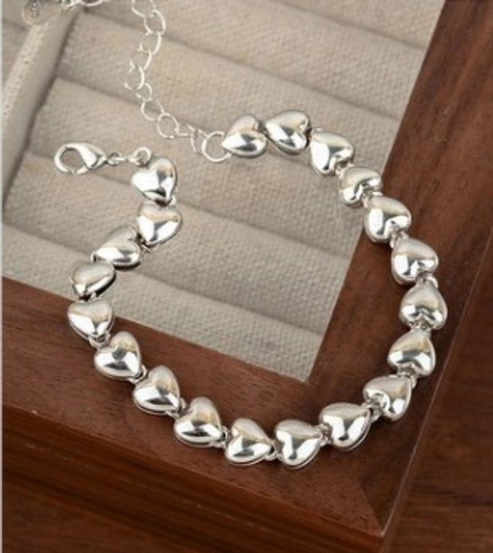 Minimalist Heart Shape Copper Plating Bracelets