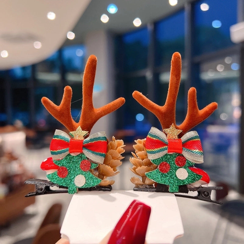 Christmas Cartoon Style Antlers Plastic Festival Costume Props