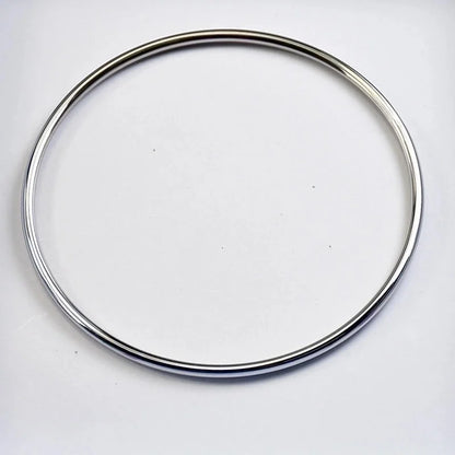 Minimalist Solid Color Stainless Steel Bangle In Bulk