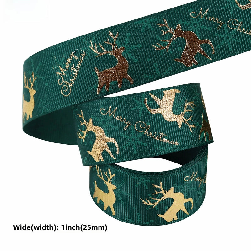 Christmas Ribbon Cake Baking Ribbon Christmas Gift Box Packaging Ribbon Ribbon Bow Christmas Ribbon