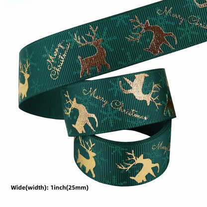 Christmas Ribbon Cake Baking Ribbon Christmas Gift Box Packaging Ribbon Ribbon Bow Christmas Ribbon